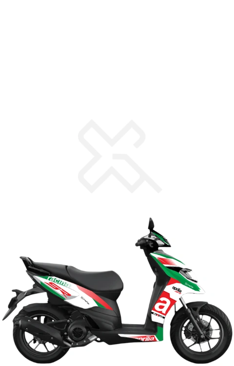 Italian Edition Full Body Sticker Compatible with Aprilia SR 160/175 | Made in Premium Matte Vinyl with FPF (Fade Protection Film), Waterproof, Precut Sticker, Pack of 1 Compatible with Both Side